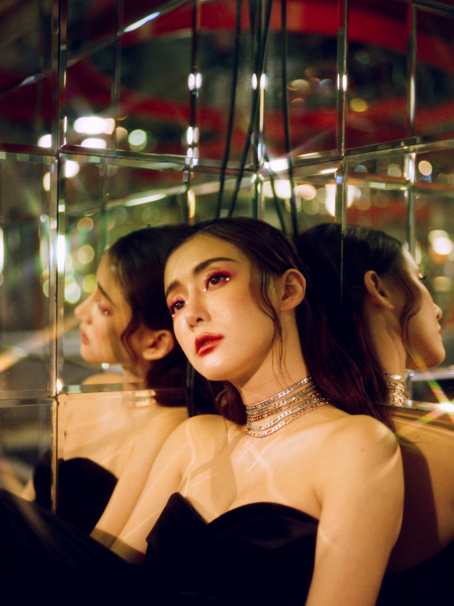 Me, Myself and I Palladium Necklace