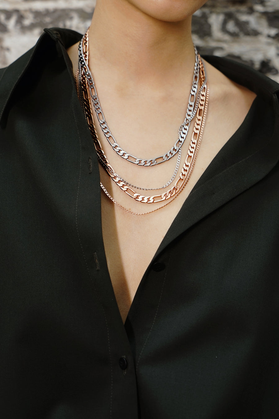 Epps Short Rose Gold Necklace