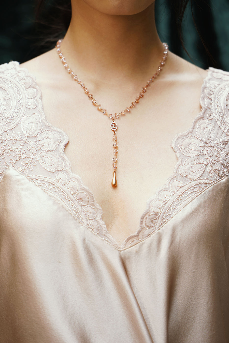 Better Luck Tomorrow Rose Gold Necklace