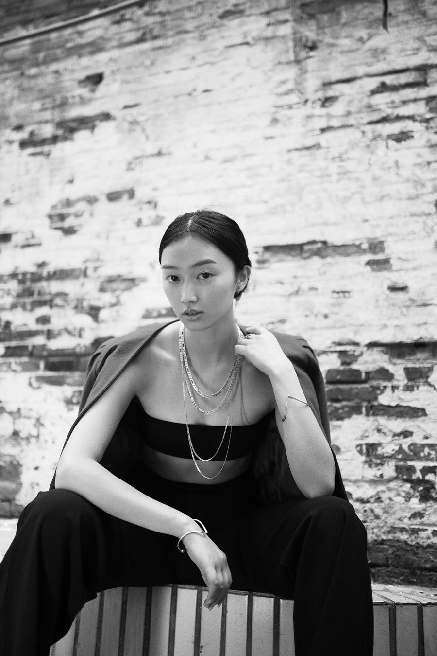 Epps Long Palladium Necklace